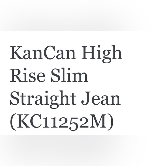 KanCan Women's Slim Straight Leg Jeans - Blue - Picture 14 of 15
